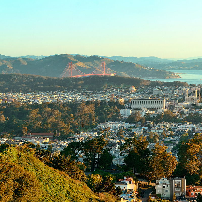 Stadtzentrum von San Francisco